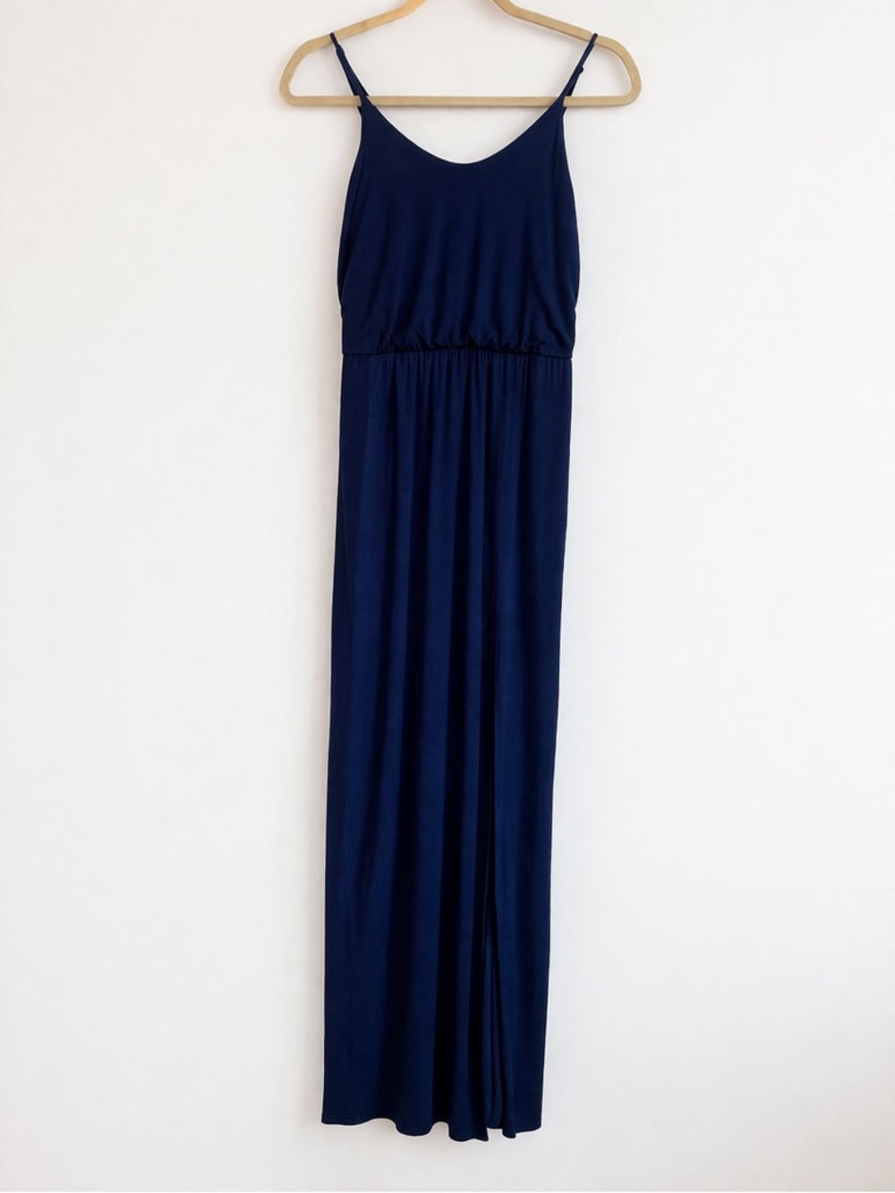 Lulu's Navy Blue Spaghetti Strap Maxi Dress